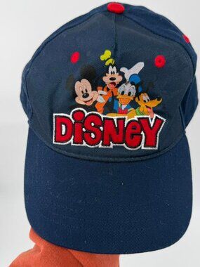 KIDS DISNEY CHARACTERS NAVY BLUE HAT/CAP
